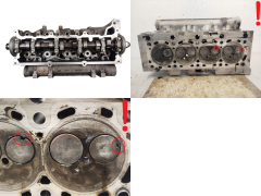 Cabeça do motor Renault Nissan 1617 7701473181 1.5 DCI K9K702