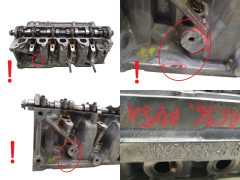 Cabeça do motor 110421615R--B 110413019R 1.5dci Renault Nissan S2