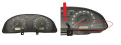 Conta-rotações Skoda Superb 3U0920810A 110080116003 VDO