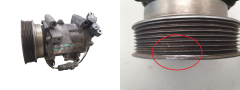 Compressor do Ar Condicionado 8200819568 SD6V12 Sanden 1.2 D4F Clio 3 Renault