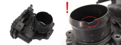 Válvula do corpo do acelerador Citroen Peugeot 9806625280 A2C85766300 2.0 HDI 4
