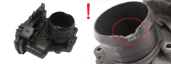 Válvula do corpo do acelerador Citroen Peugeot 9806625280 A2C85766300 2.0 HDI 5