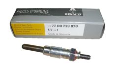 Vela de incandescência Novo Original 7700733076 Renault Citroen Peugeot
