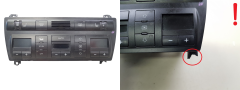 Unidade de Controlo do Aquecedor A/C Audi A6 C5 4B0820043Q 5HB007604-13 Hella
