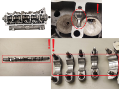 Cabeça do motor Renault 2968F2 110415795R 7701477400 1.5 DCI Siemens 2