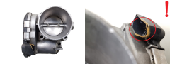 Válvula do corpo do acelerador Alfa Romeo Iveco Opel 0280750073 Bosch 2525