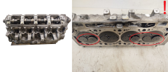 Cabeça do motor Renault 1.9 DCI F9Q732 4954 7701474073