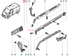 Guia de porta Novo Original 7639000Q0E 8200841769 Renault Nissan