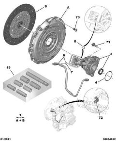 Mangueira hidráulica Original Citroen Peugeot C4 C5 3008 508 2156H8