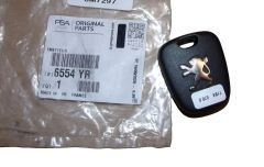 Chave Novo Original 6554YR 6554.YR Peugeot