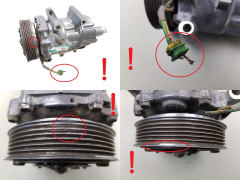 Compressor do Ar Condicionado 9651911180 Sanden SD6C12 1350F Citroen Peugeot