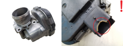 Válvula do corpo do acelerador Citroen Peugeot 9673534480 1.6 HDI Delphi 2942