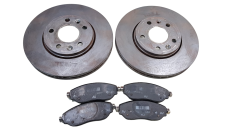 Discos de travão Klocki Frente 402066352R Renault Trafic 3 Vivaro NV Talento x2