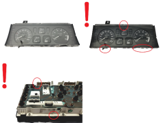 Velocímetro Renault Clio 1 7700841356 A 21578560-2 Sagem
