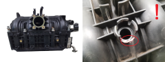 Coletor admissão Opel Agila 55350545 09129714 1.2 16V