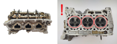 Cabeça do motor 1642R-3 110417920R 0.9 TCE H4B Dacia Renault Cabeça do motor 1642R-3 110417920R 0.9 TCE H4B Dacia Renault