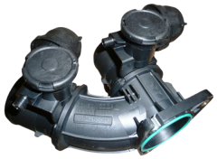 Válvula do corpo do acelerador Original Citroen Peugeot C5 407 2.0 HDI 0345F0