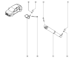 Amortecedor Traseira Original Renault Scenic IV 562101385R