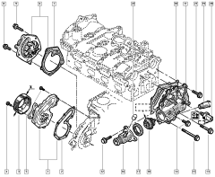 Flange termostato Original Renault Megane Scenic 2 1.4 8200489586