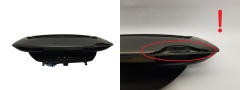 Ecrã do rádio Citroen C4 P96572391ZD 1832