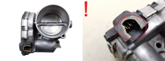 Válvula do corpo do acelerador Alfa Romeo 0280750102 Bosch 2539
