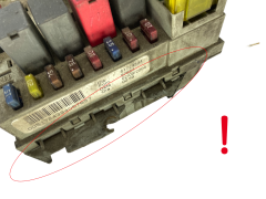 Caixa de fusíveis 51724394 0051724394057657 Alfa Romeo Delphi 58145