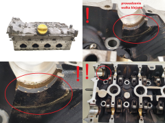 Cabeça do motor 1640 7701475605 2.0 16v Turbo Renault 8200295888 S6