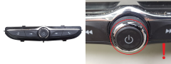 Painel Controlo Radio Opel Astra K 42342525 555343750 LC7S