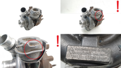 Turbocompressor 8200646108 GTA1549LV Garrett 770116-1 2.0 dCi Renault Laguna 3