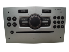 Rádio leitor de CD 30 MP3 Opel Corsa D 13289919 UZU Delphi 2