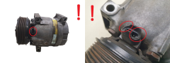 Compressor do Ar Condicionado 8200200671 1135514 Delphi 2.5 dci Renault Master 2