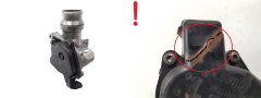 Válvula do corpo do acelerador 8200614985 Renault Dacia Nissan 1.5 DCI 1140