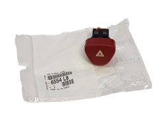 Interruptor das Luzes de Emergência Citroen Peugeot 6554L8 96405776KA Novo Original
