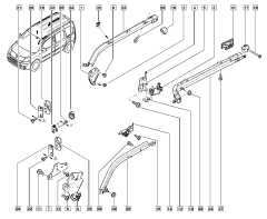Rolamento da Porta Direita Original Renault Kangoo 2 8200497626