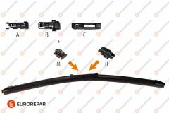 Escova Limpa-vidros Esquerdo Original Citroen C4 307 1635455380
