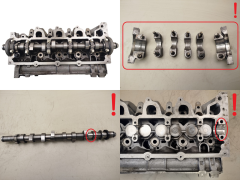 Cabeça do motor Renault Nissan 949716F0 110410442R 1.5 DCI