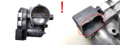Válvula do corpo do acelerador Citroen Peugeot 0280750085 1635Q9 1.6 Bosch 1957