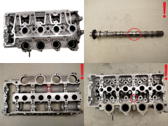 Cabeça do motor Citroen Peugeot Volvo 9688418110 0200HL 2.0 HDI TDCI 5