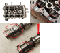 Cabeça do motor Toyota Aygo 1KR 1611541580 1.0 12v C1 107 2