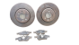 Discos de travão Klocki Frente 280mm 402068053R 410A12582R Dacia Lodgy Renault