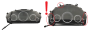 Conta-rotações Mercedes E W212 A2129009200 VDO