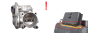Válvula do corpo do acelerador Renault Smart 161203912R H8201269254 1.0 1155