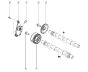 Roda comando Original Renault Dacia 0.9 TCE 1.0 SCE 1004 1302400Q0M