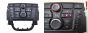 Painel Controlo Radio Opel Meriva B 13362776 CD400