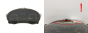 Conta-rotações Expert Jumpy Scudo 1401106580 PSA Fiat 1594