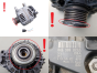 Alternador 045903023A Bosch 0124515022 120A VW AG