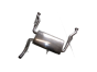 Silenciador de escape Novo Original 1613840580 Citroen Peugeot