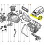 Unidade de Controlo de Conforto Original Renault Kangoo AC 8200095112