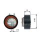 Tensor da Correia Original Citroen Peugeot 407 C5 2.7-3.0 HDI 9814121580