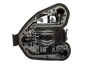 Inserção da lanterna traseira Direito Traseira Peugeot 406 6351H6 Kombi